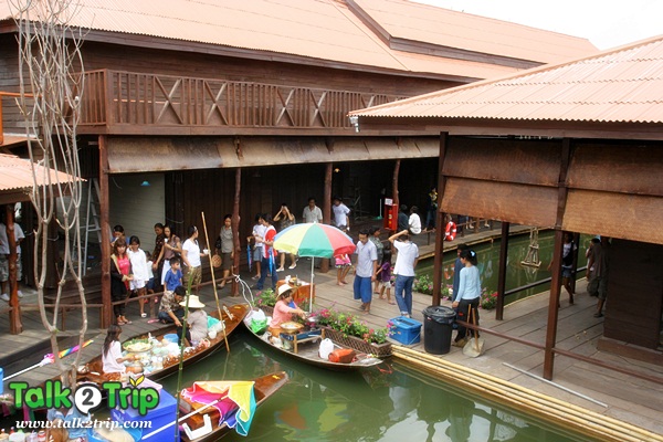 ตลาดน้ำอโยธยา ตลาดน้ำหมู่บ้านปางช้างอโยธยา